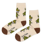 Snufkin Adventure Women's Socks, Beige (9536216989983)