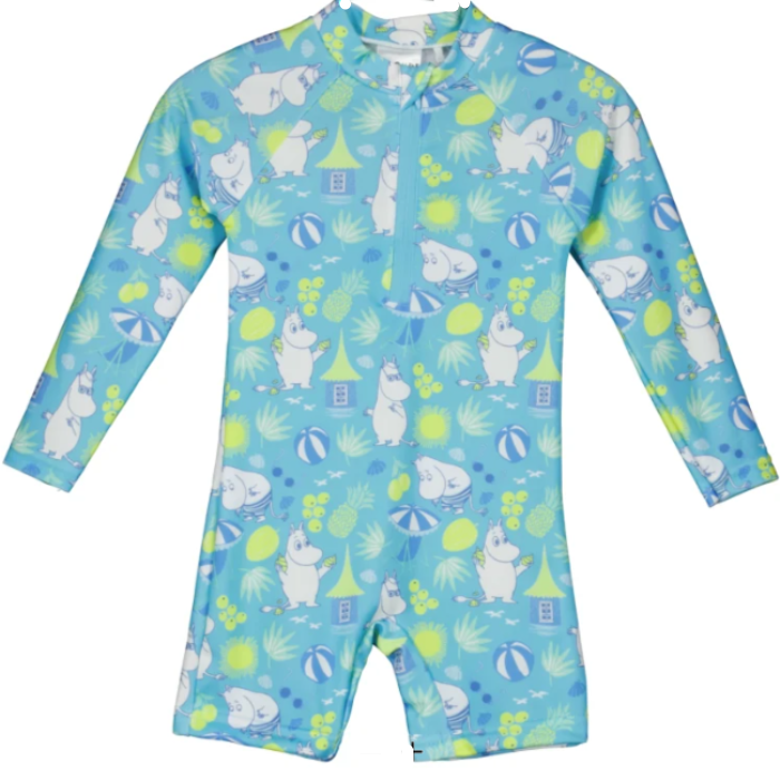 Moomin Riverside Baby Swimsuit, Blue (10254178812191)