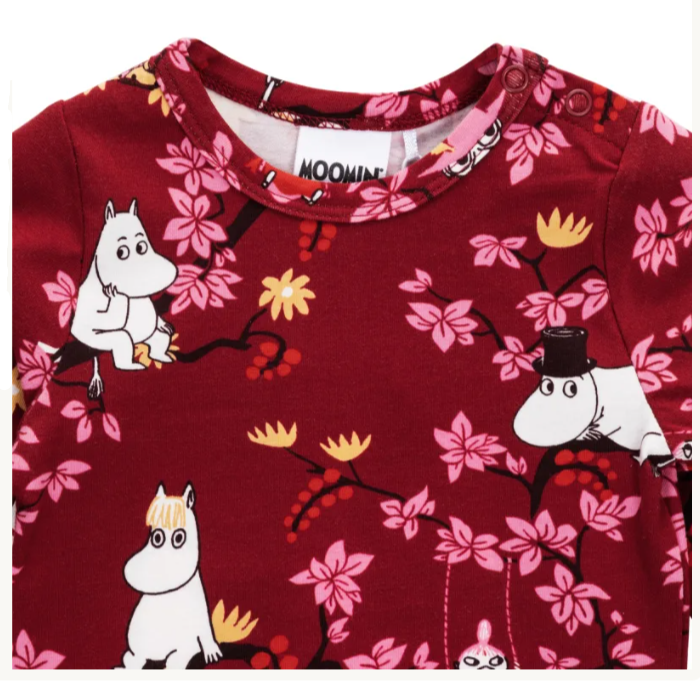 Moomin Climbing Tree Baby Body, Red