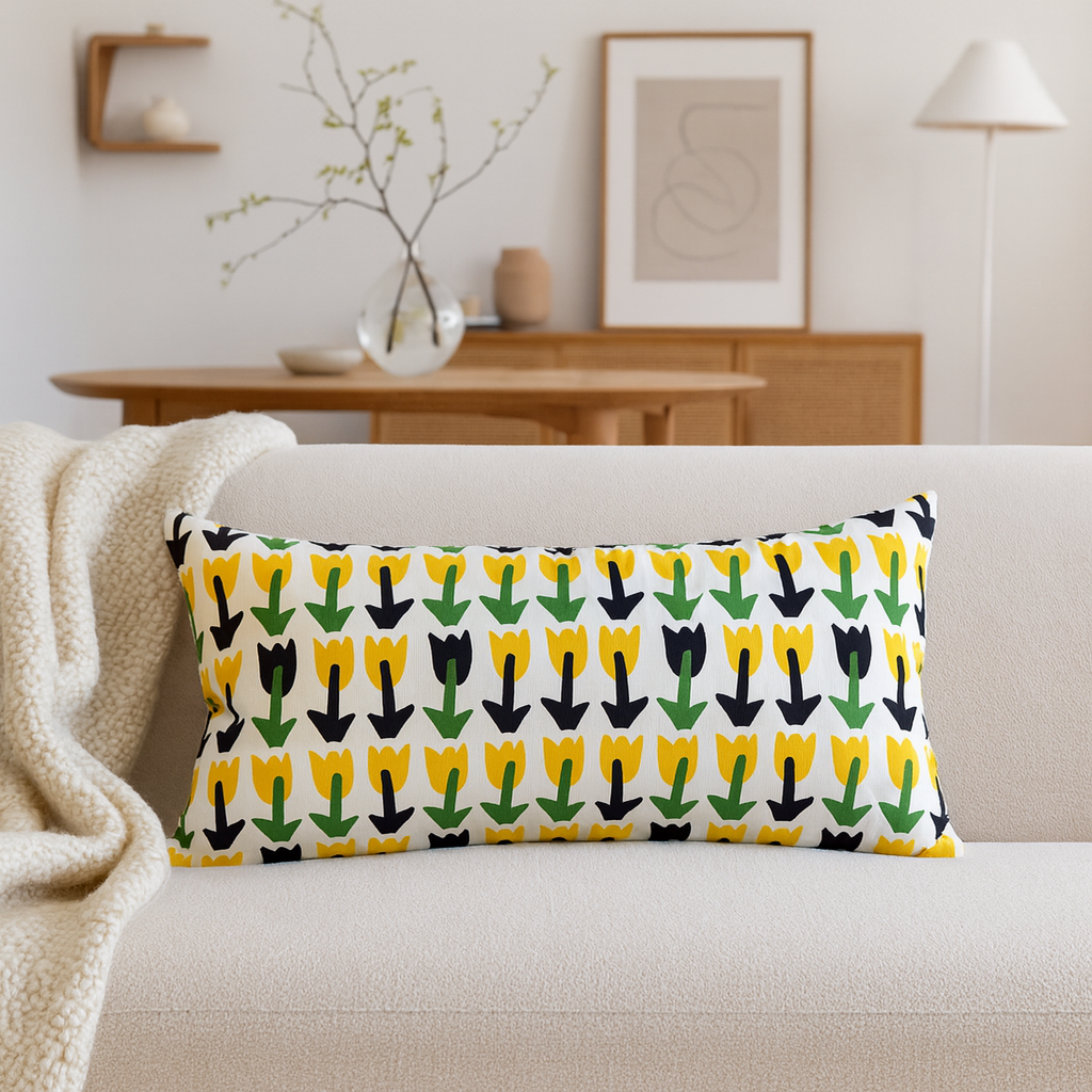 Ikea Sandmott Tulip Cushion with Inner 30x58cm (9493849735455)