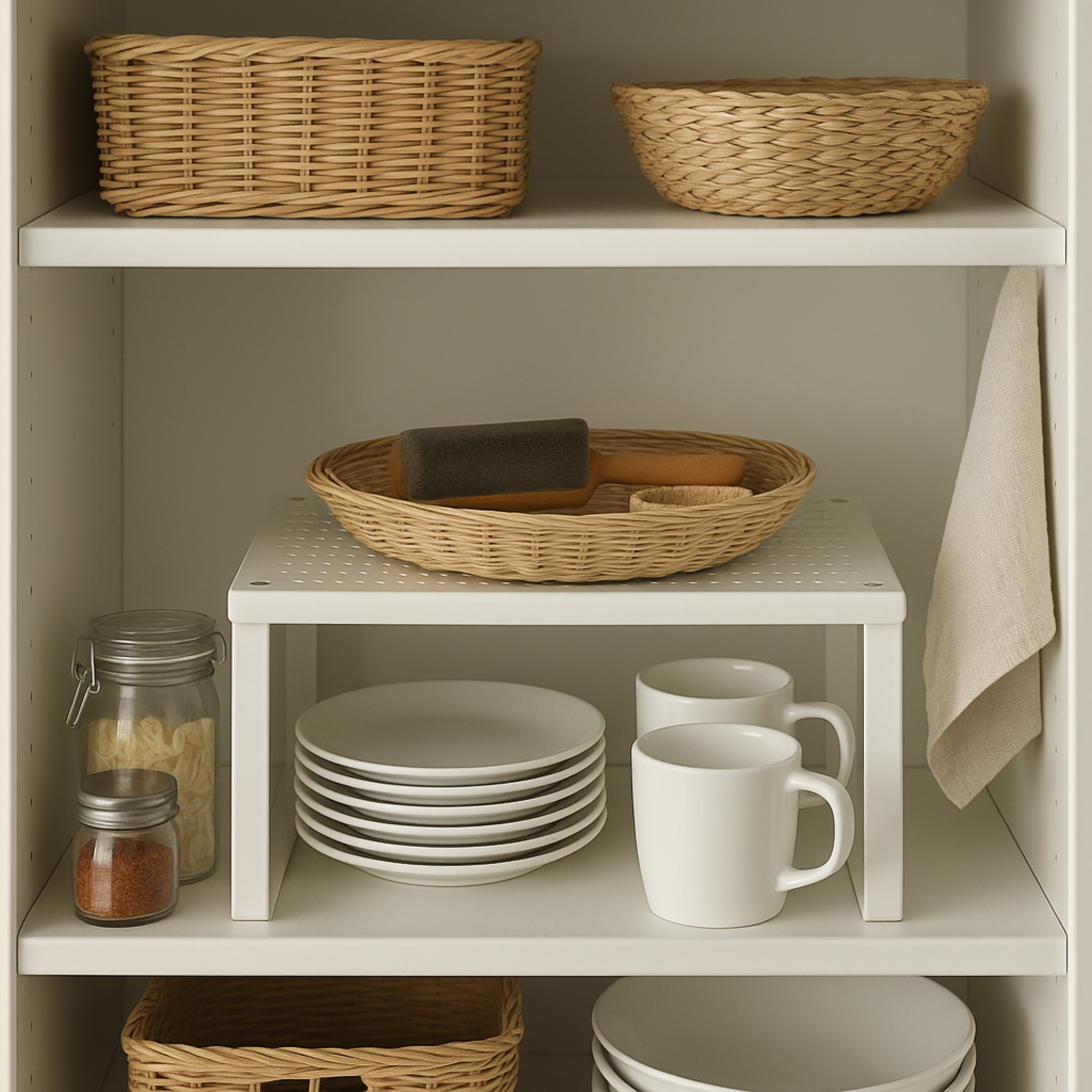 IKEA VARIERA - 100 Coperchini Bianchi Per Fori Scaffali, Polietilene - Foto 1