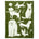 Dog Park Koirapuisto Kids' Wool Blanket, 90x130cm Olive-white (10226651136287)