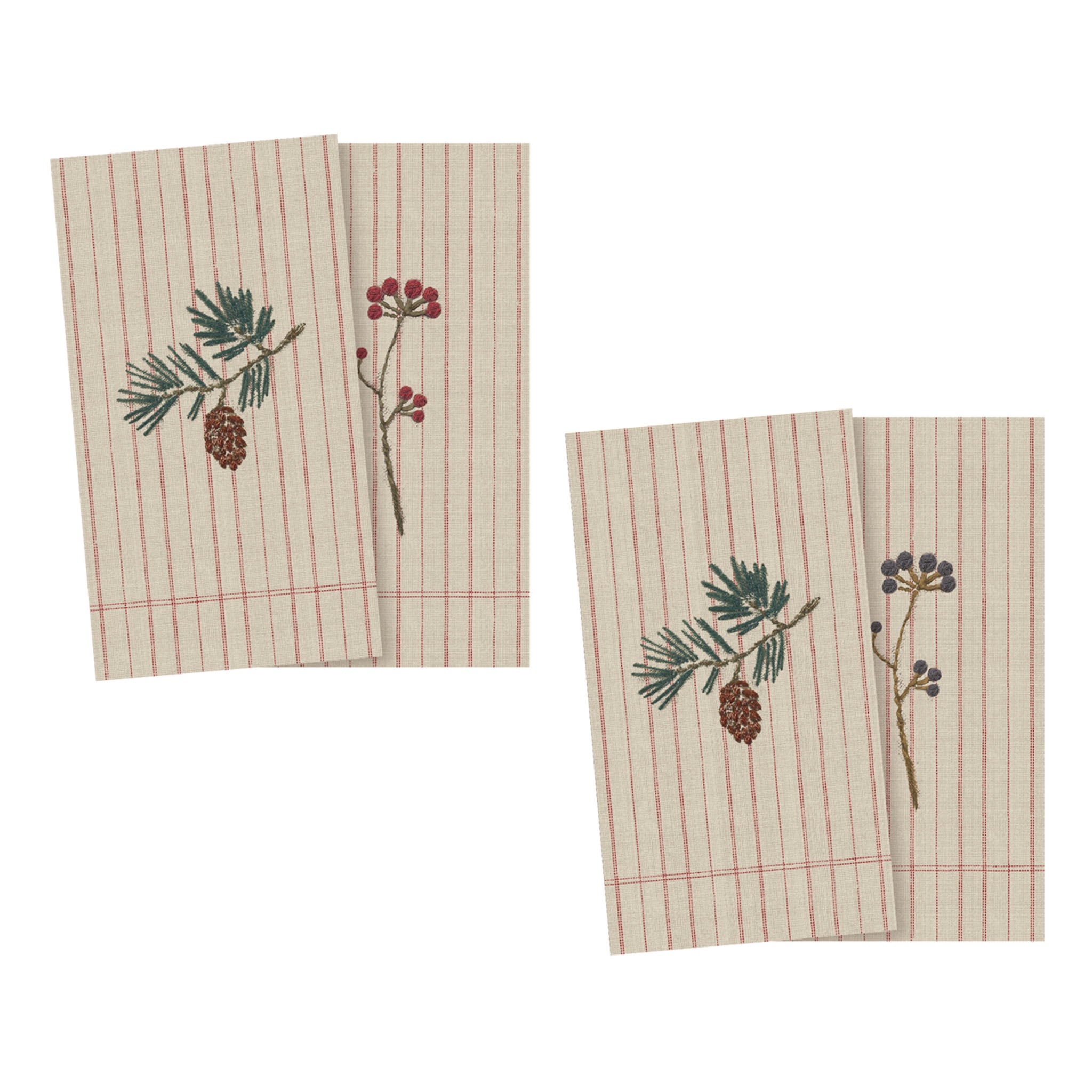 Maileg Serviette Brindille de Noël, Small ETA October 2024 (9393113989407)