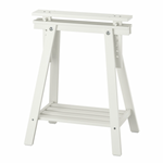Ikea Lagkapten / Mittback Desk Combo, 120x60x73-96cm, White (8130982314271)