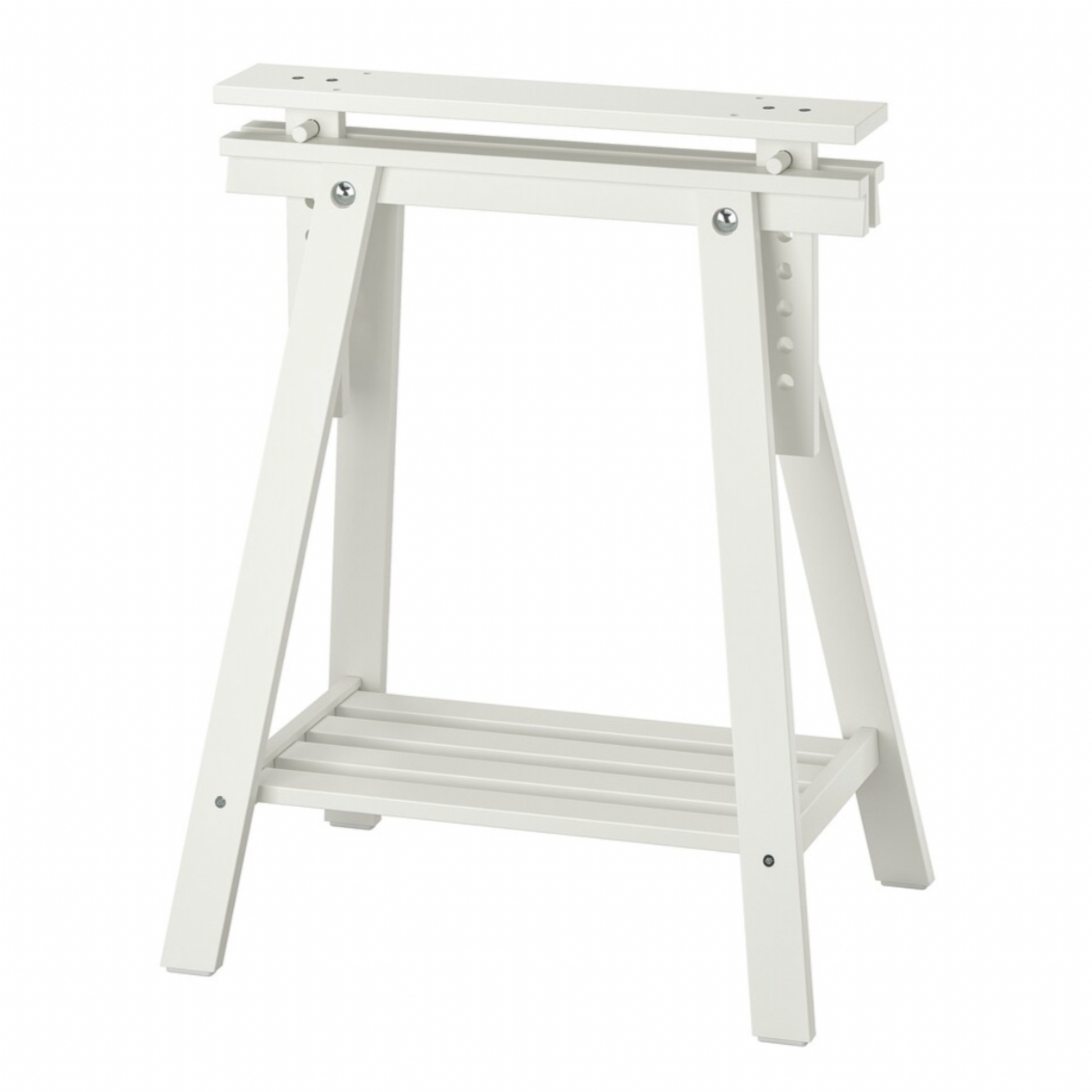 Ikea Lagkapten / Mittback Desk Combo, 120x60x73-96cm, White (8130982314271)