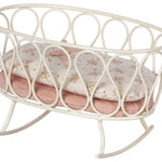 Maileg Cradle w Sleeping Bag, Rose (8532814692639)