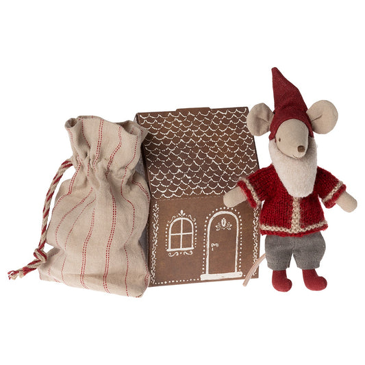 Maileg Santa Mouse with House PRE-ORDER eta Dec 23 (8533923856671)