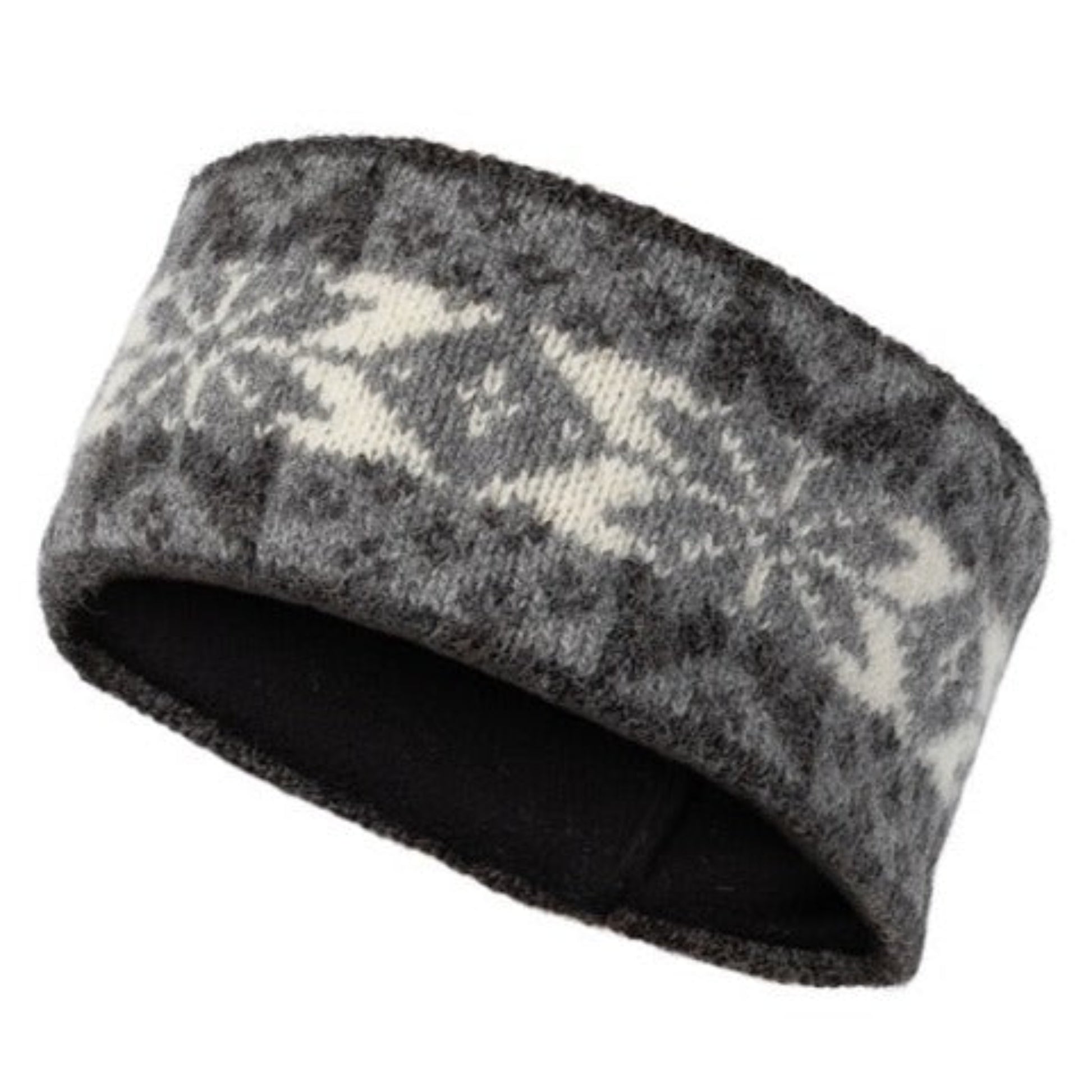 NORWOOL Snowflake 100% Wool Headband, Grey (6811612840001)