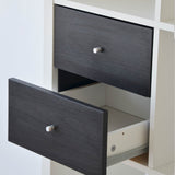 IKEA Kallax Insert with 2 Drawers, Black/Brown (310678097)