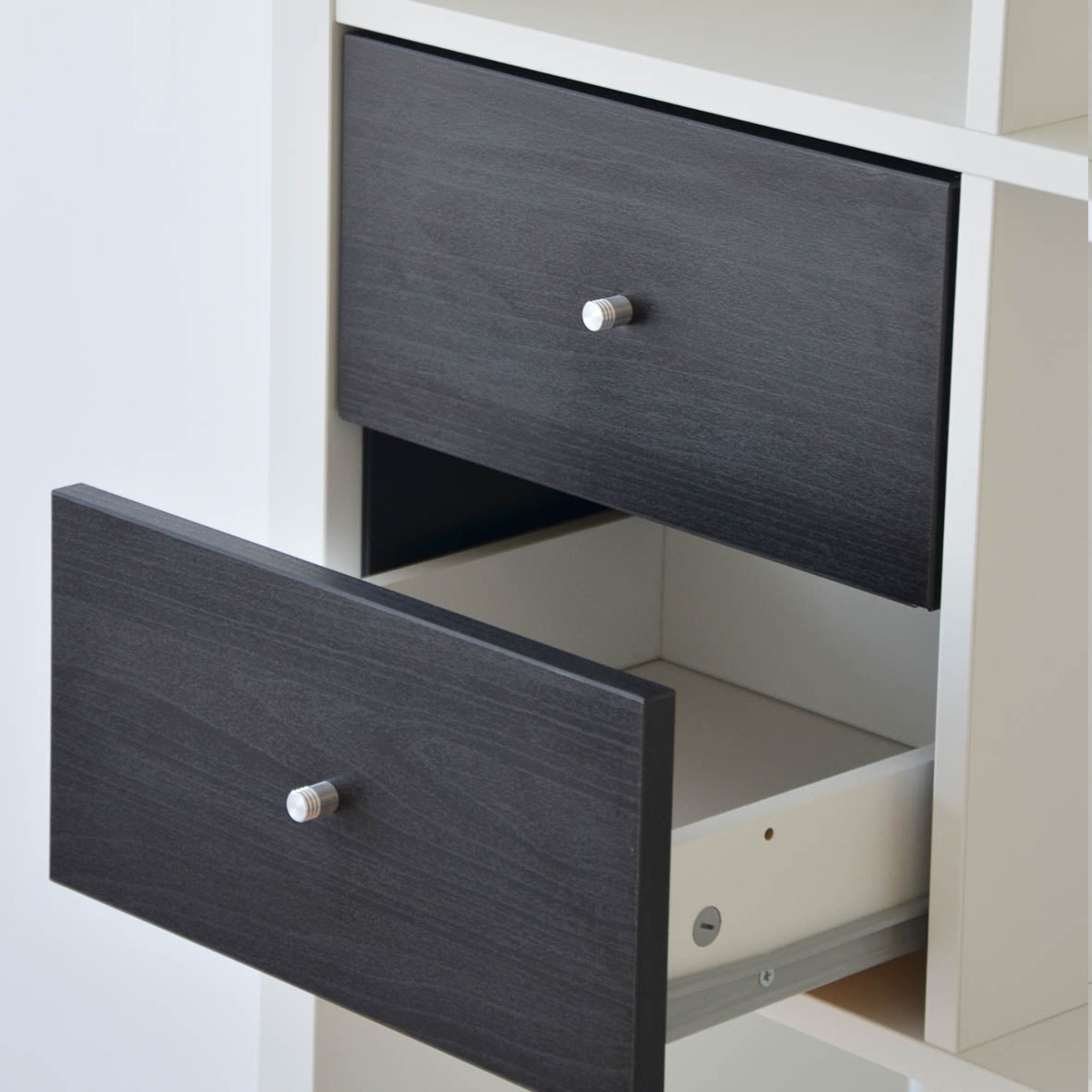IKEA Kallax Insert with 2 Drawers, Black/Brown (310678097)