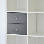 IKEA Kallax Insert with 2 Drawers, Black/Brown (310678097)