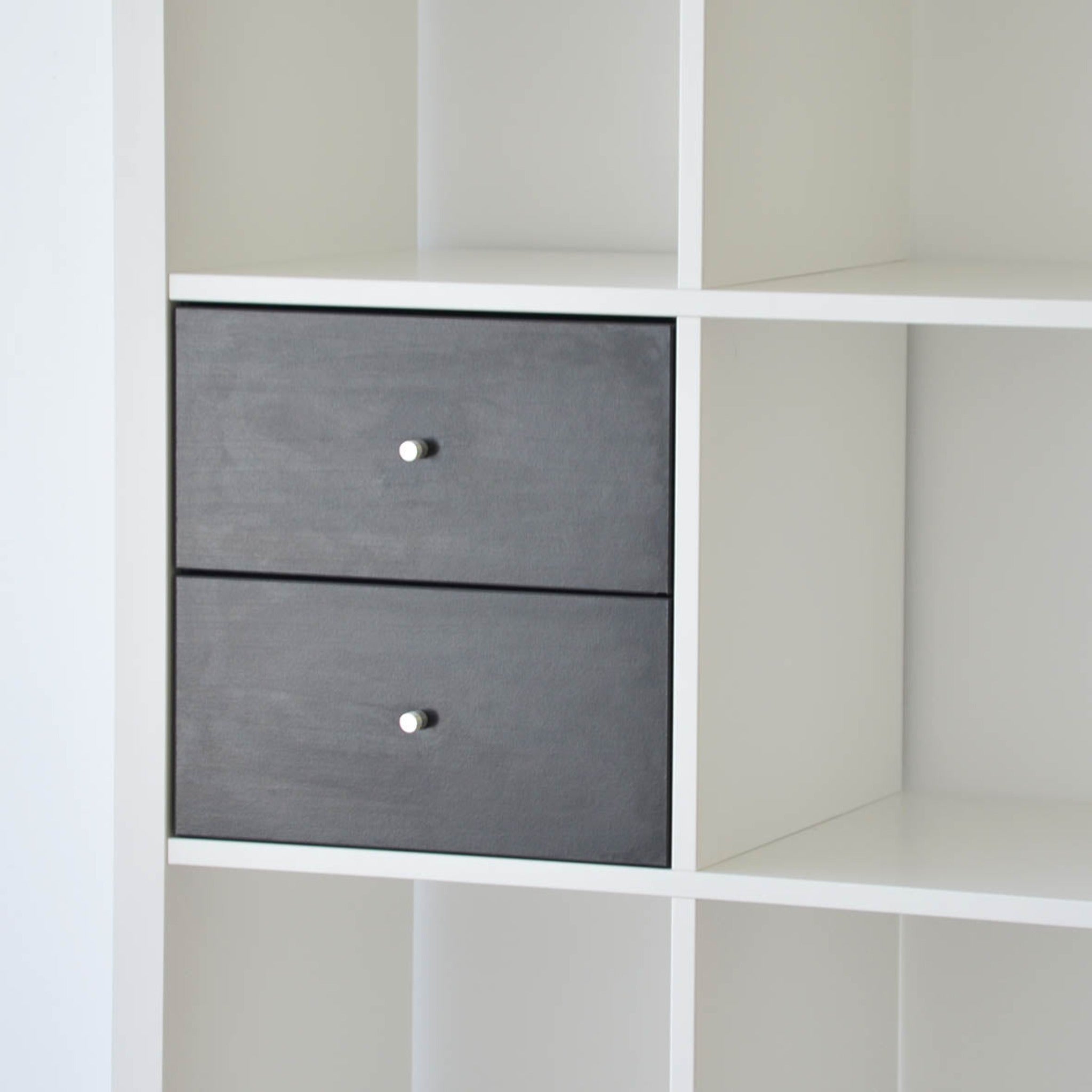 IKEA Kallax Insert with 2 Drawers, Black/Brown (310678097)