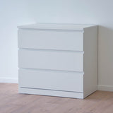 IKEA Malm 3-Drawer Chest, 80x48x78cm, White (311583693)