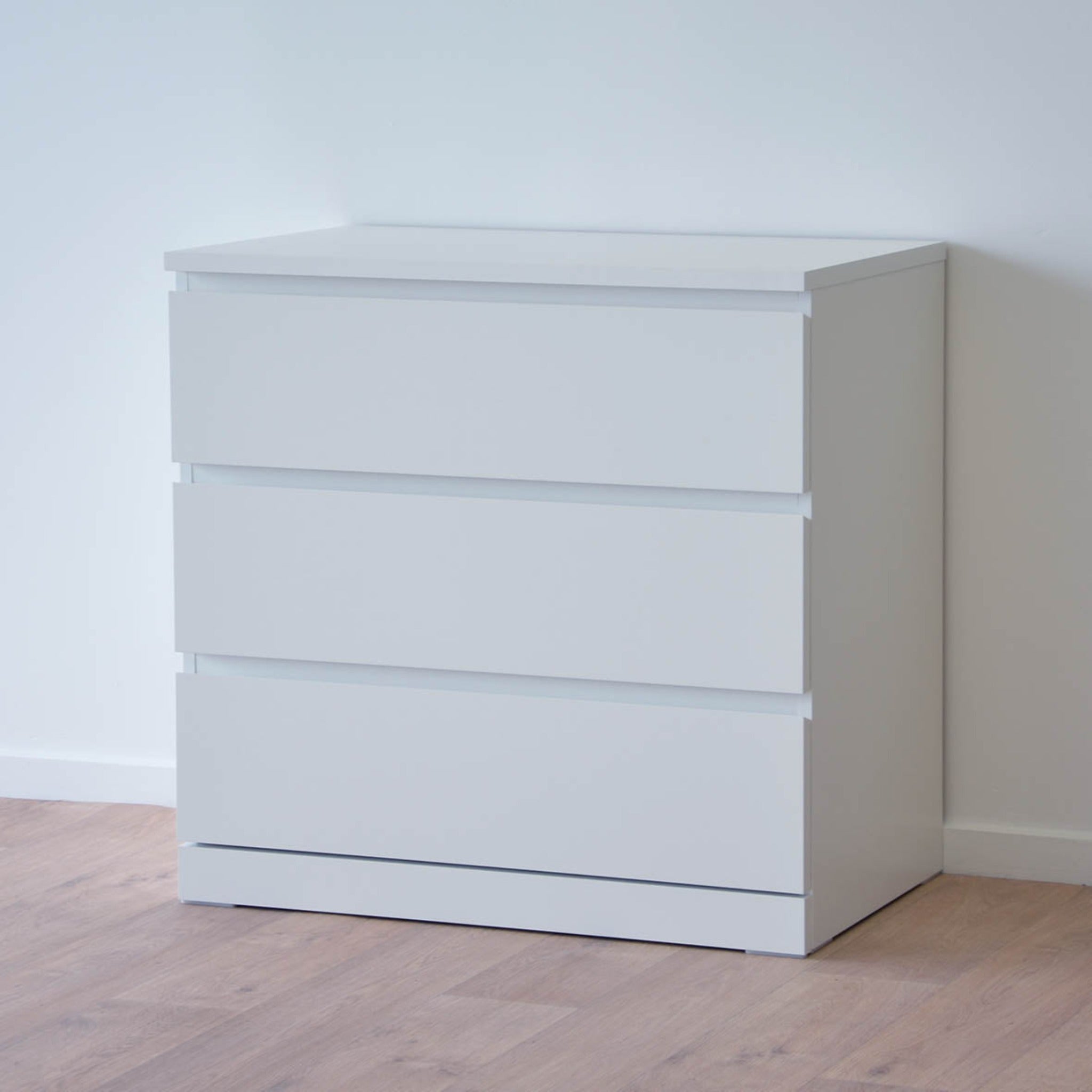 IKEA Malm 3-Drawer Chest, 80x48x78cm, White (311583693)