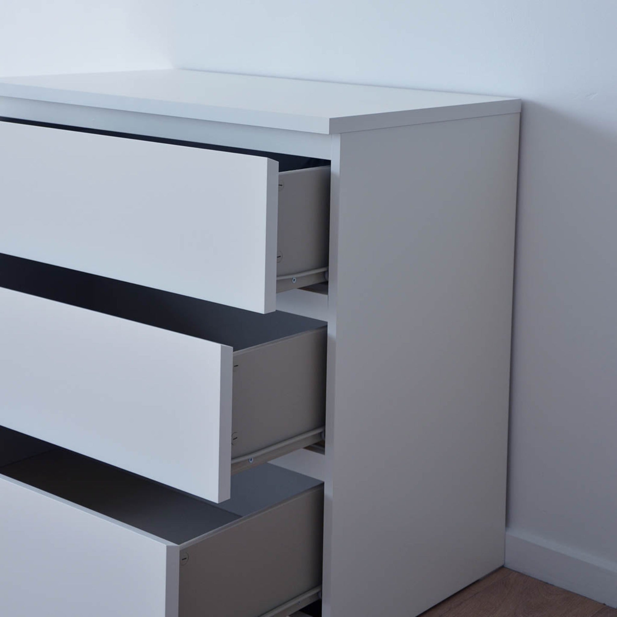 IKEA Malm 6-Drawer Lowboy Chest, 160x48x78cm, White (4369698914369)