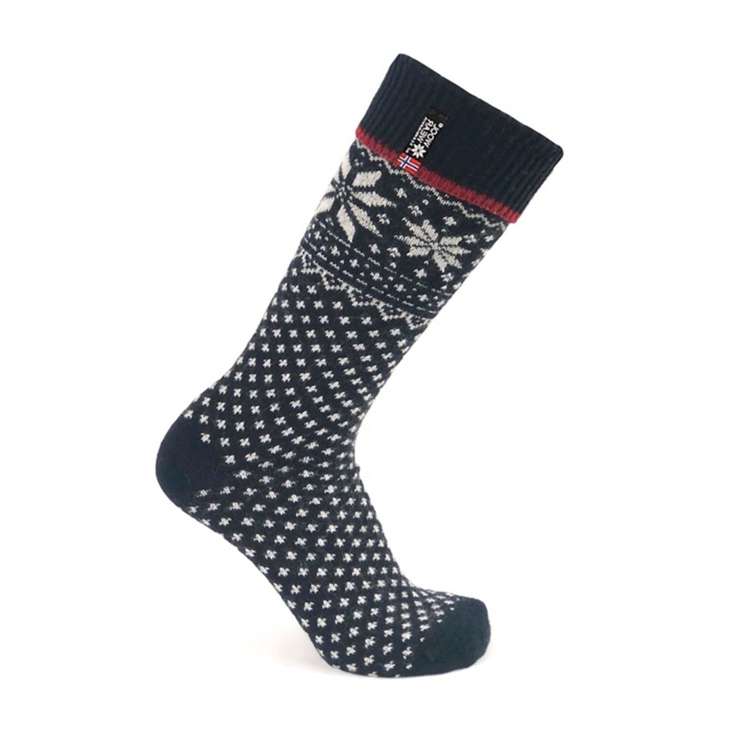 NORWOOL Wool Socks Stripe, Navy (6811593801793)