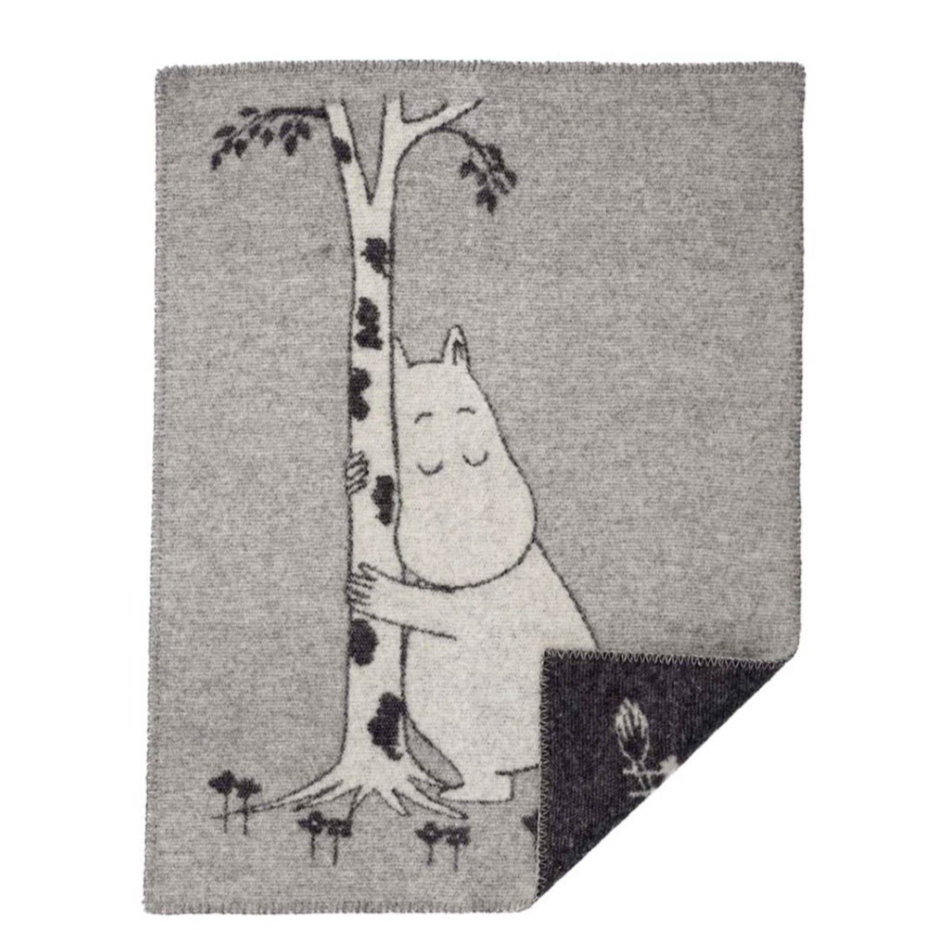 KLIPPAN Moomin Tree Hug Woollen Baby Blanket, 65x90cm (1556856275009)