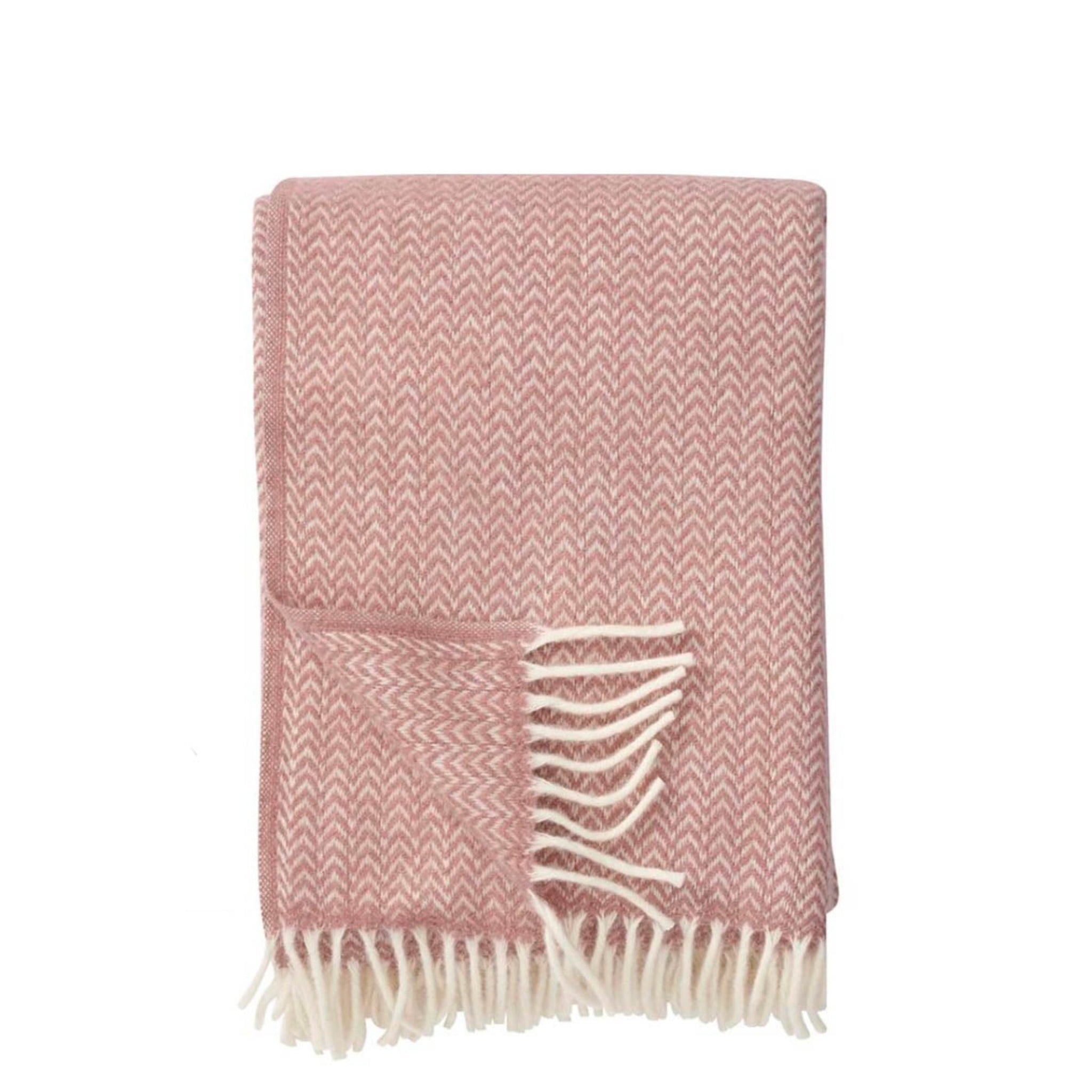 KLIPPAN Chevron Wool Throw, 130x200cm (1534179901505)