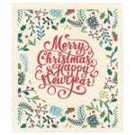100% Biodegradable Dishcloth, Merry Christmas and Happy New Year (8769769111839)