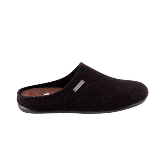 Cilla Wool Slippers, Black (8931532734751)