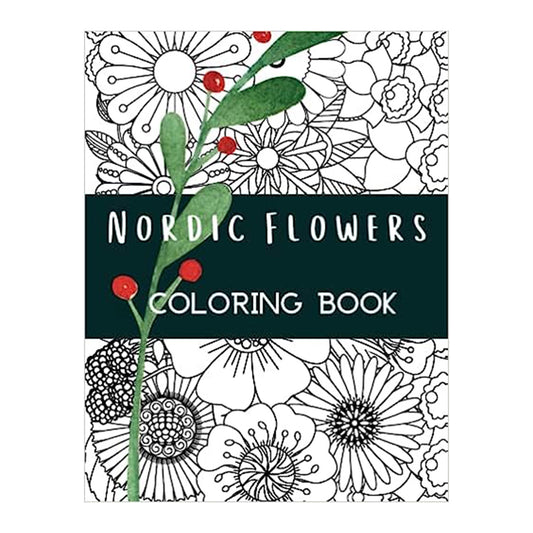 Nordic Flowers, Colouring Book (8356249895199)