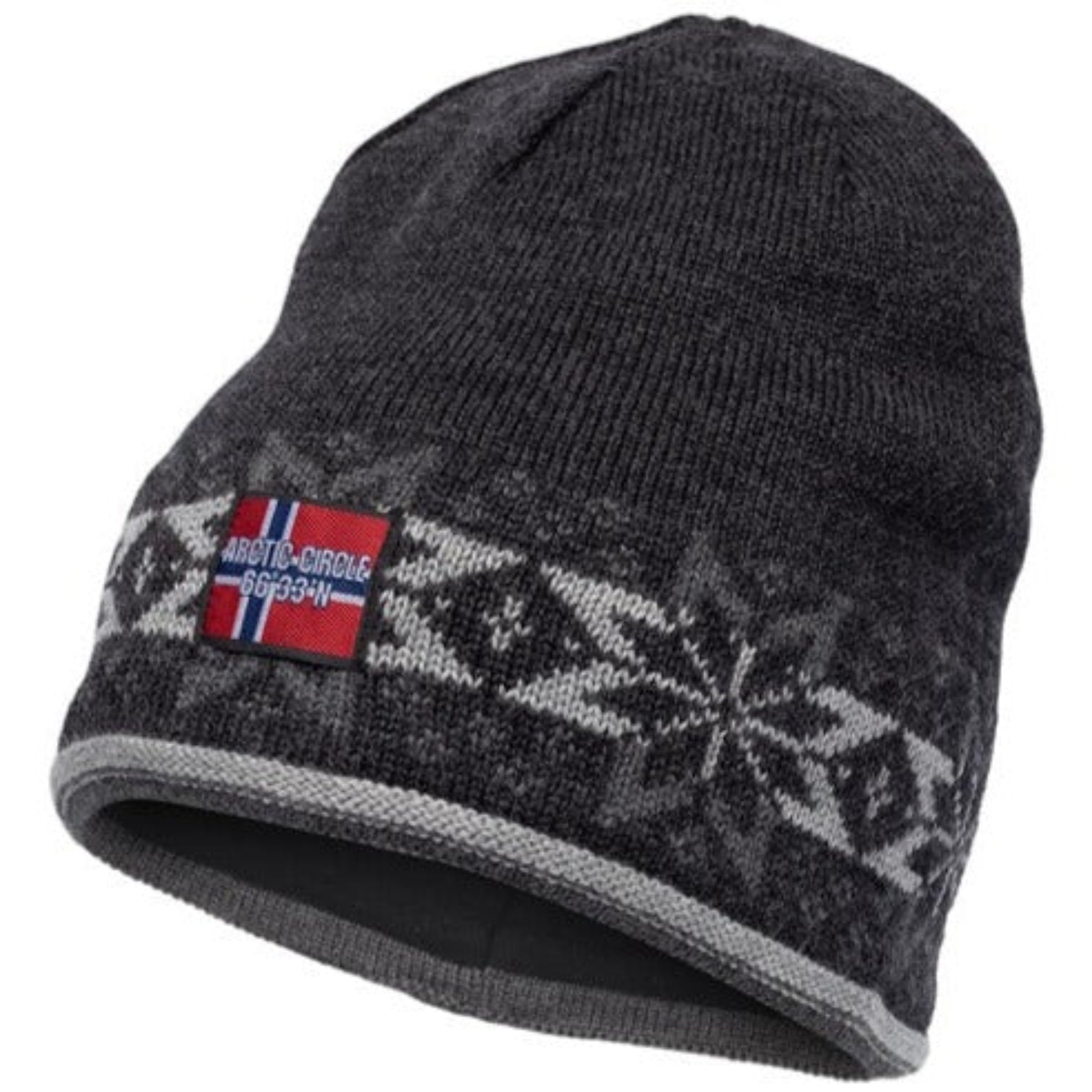 NORWOOL Norwegian 100% Merino Wool Beanie, Charcoal (6811617099841)