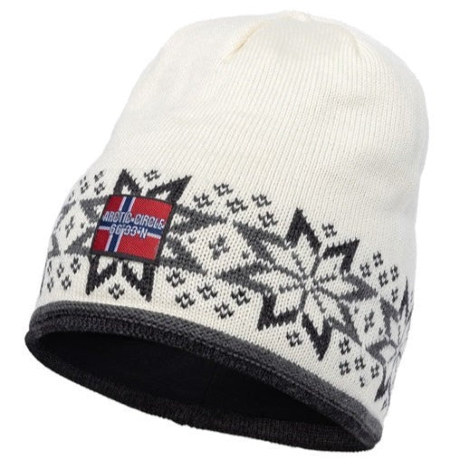 NORWOOL Norwegian 100% Merino Wool Beanie, White (6811616804929)