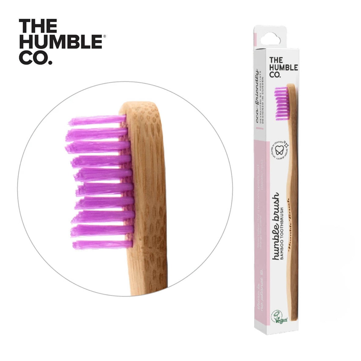 HUMBLE BRUSH Bamboo Toothbrush Adults, Medium (4619080073281)