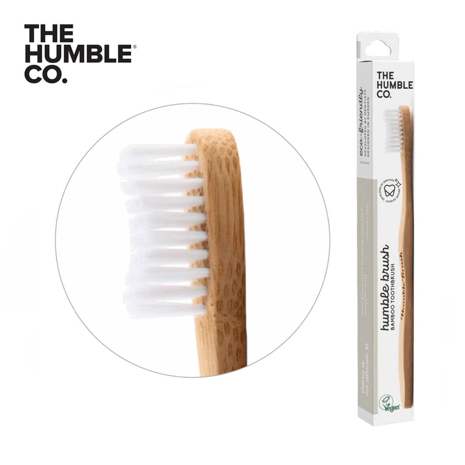 HUMBLE BRUSH Bamboo Toothbrush Adults, Medium (4619080073281)