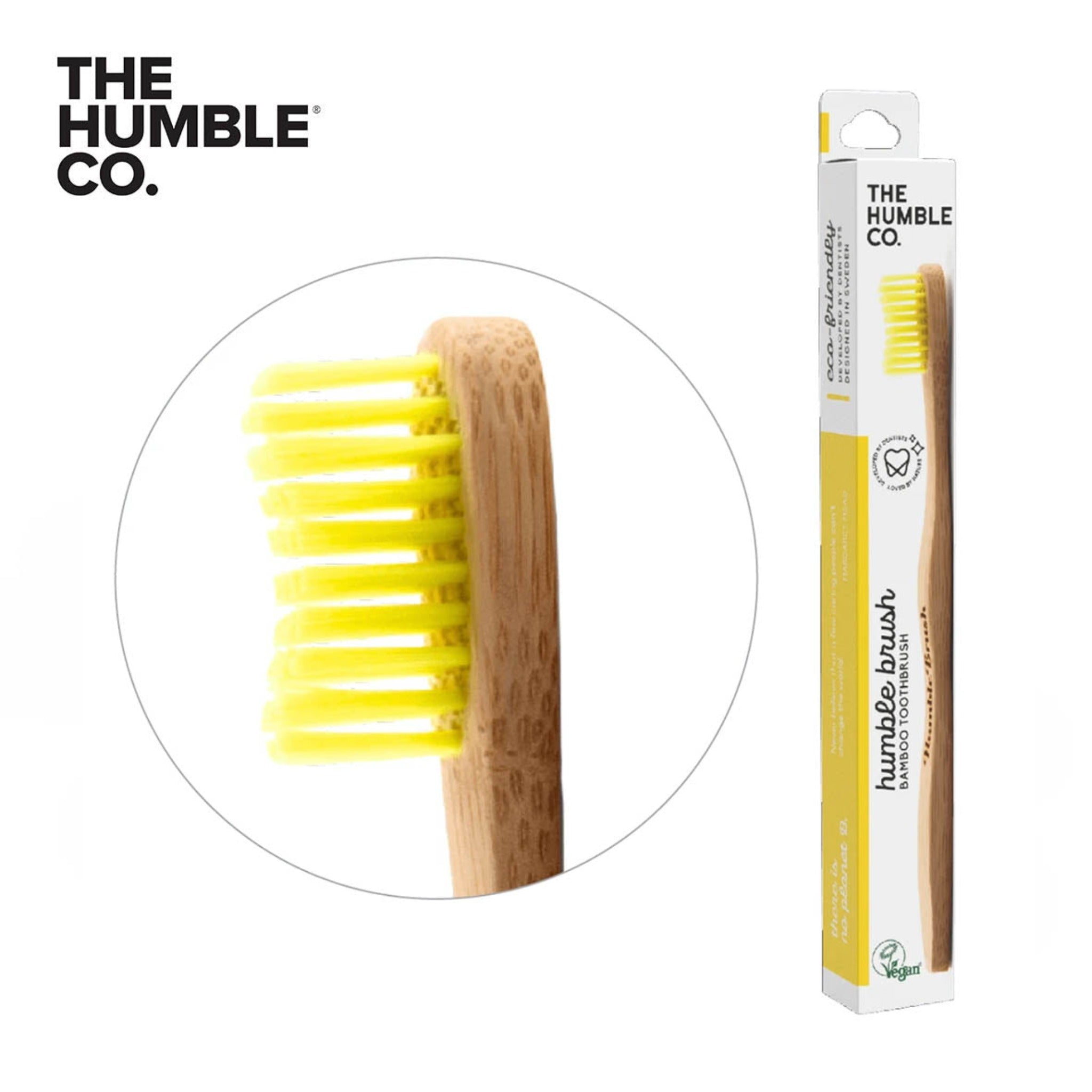 HUMBLE BRUSH Bamboo Toothbrush Adults, Medium (4619080073281)