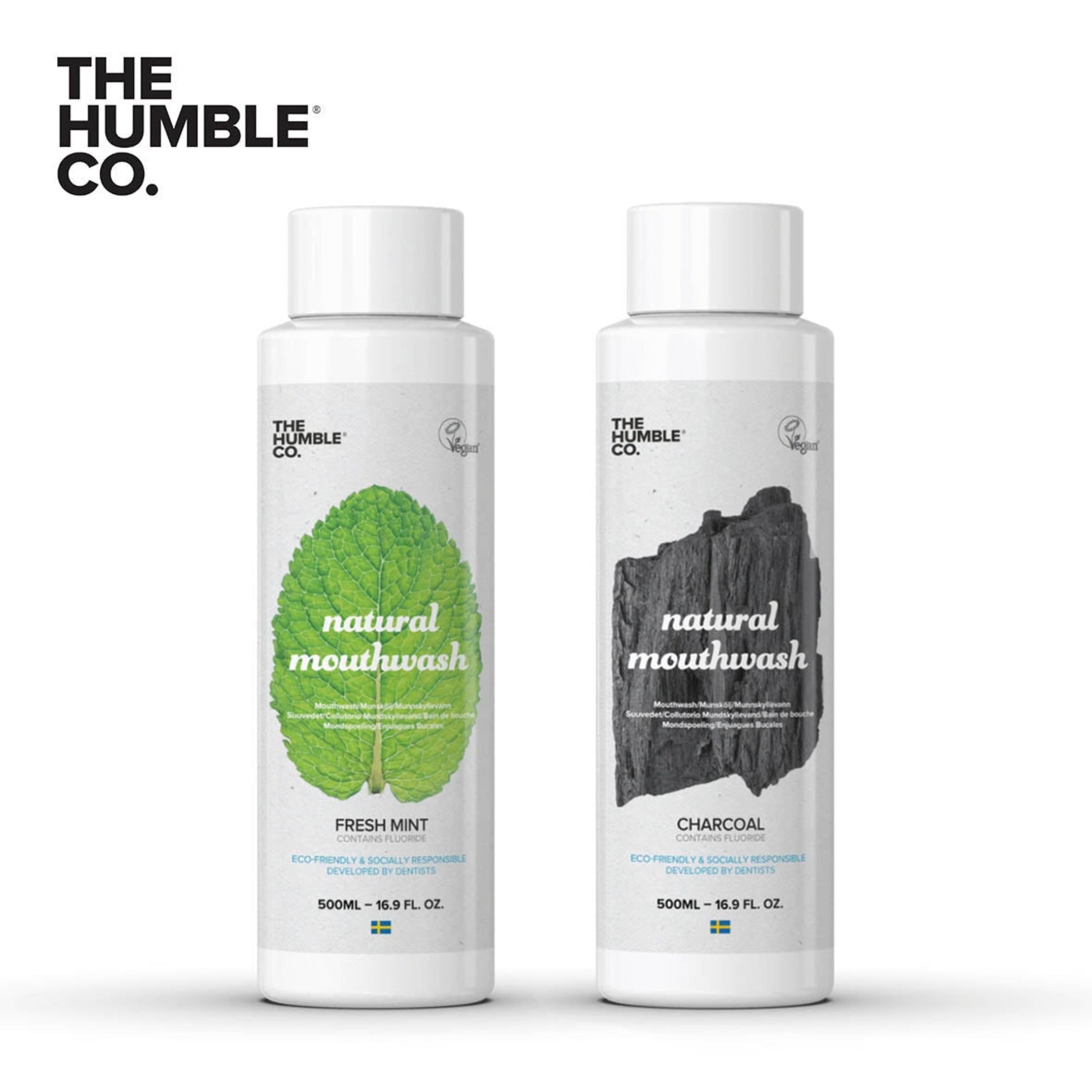 THE HUMBLE CO. Mouthwash 500ml with Flouride (4620414419009)