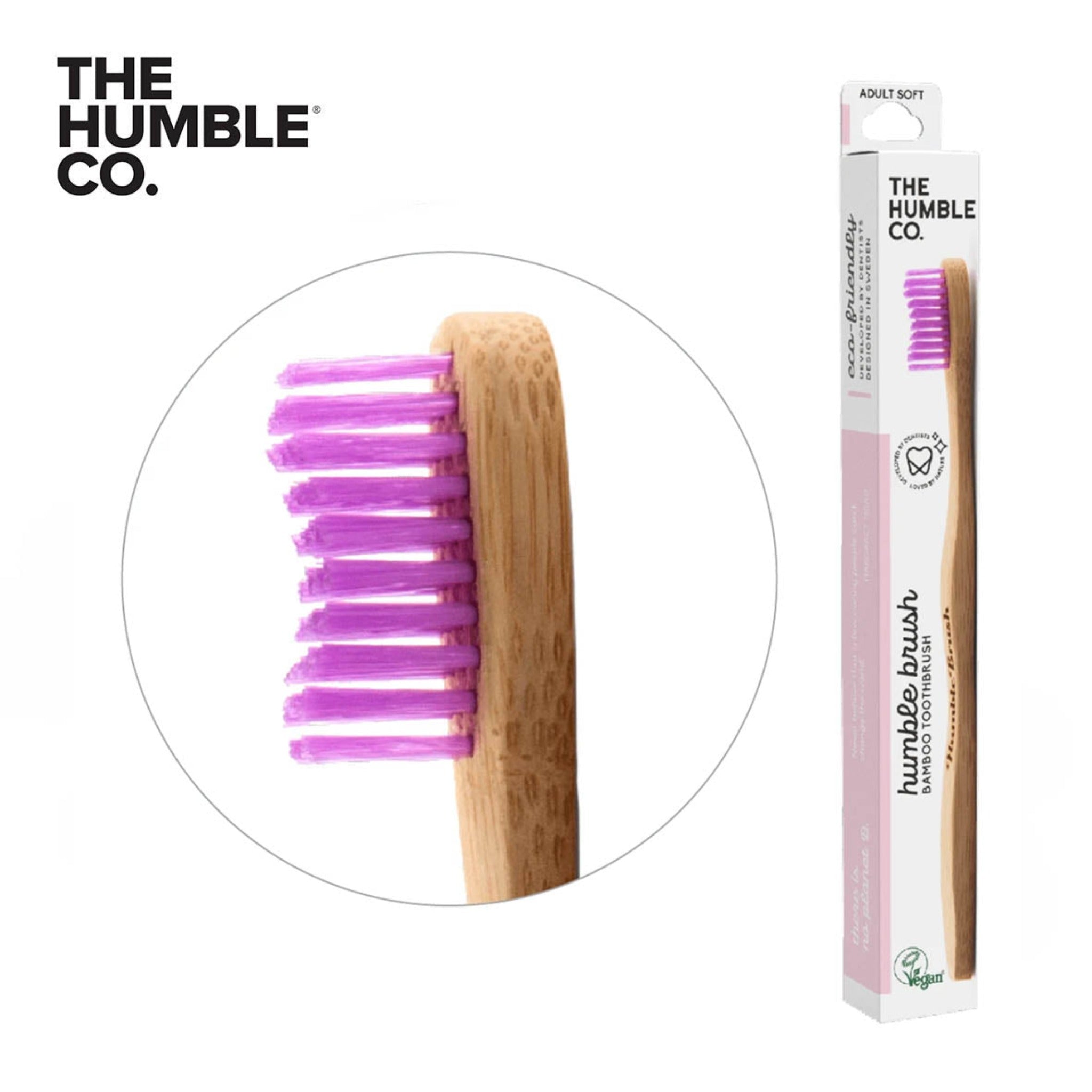 HUMBLE BRUSH Bamboo Toothbrush Adults, Soft (144444358674)