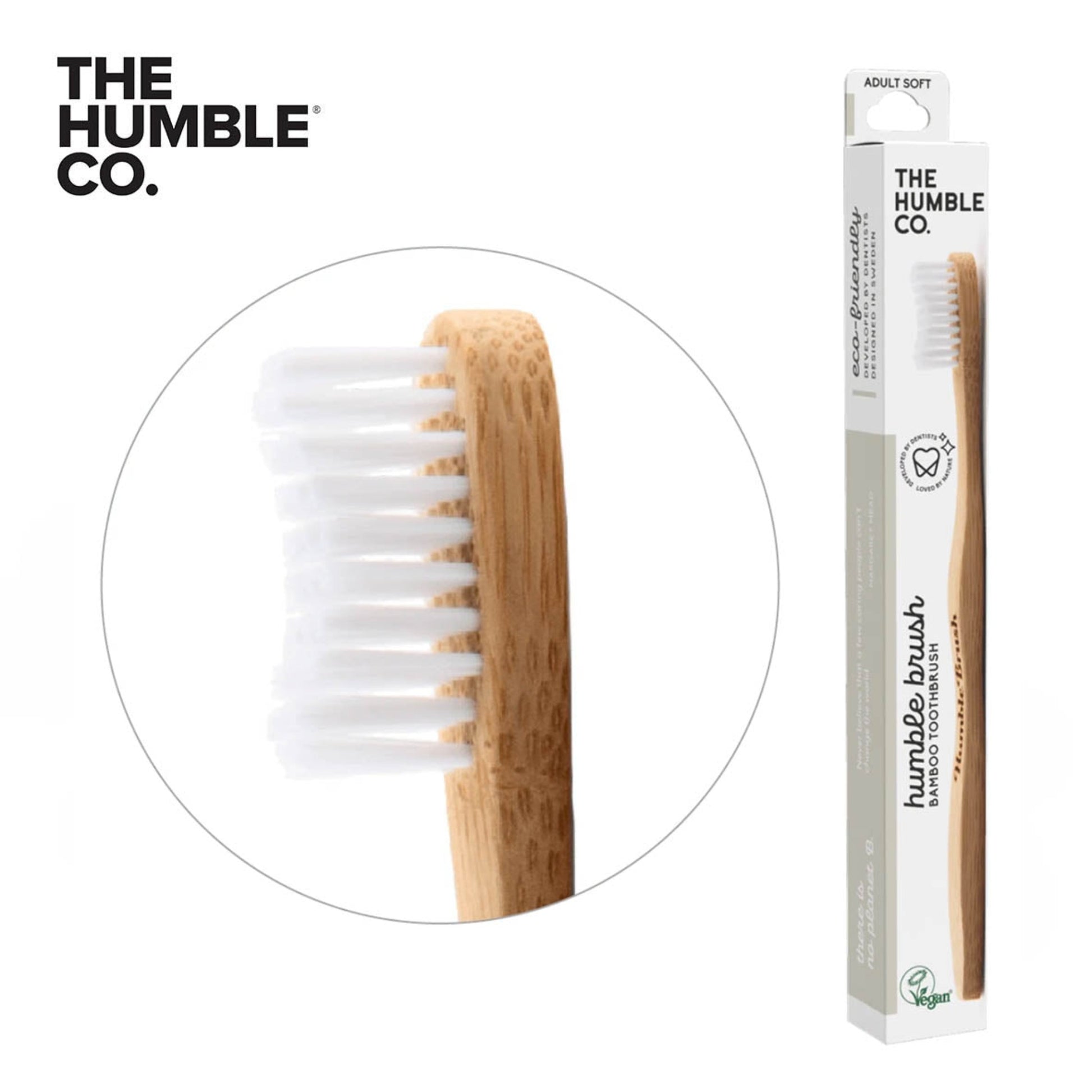HUMBLE BRUSH Bamboo Toothbrush Adults, Soft (144444358674)