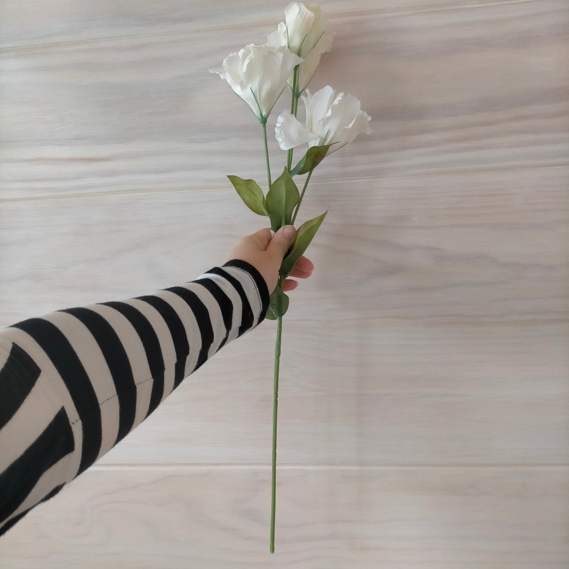 IKEA Smycka Artificial Flower, Lisianthus (6655833342017)