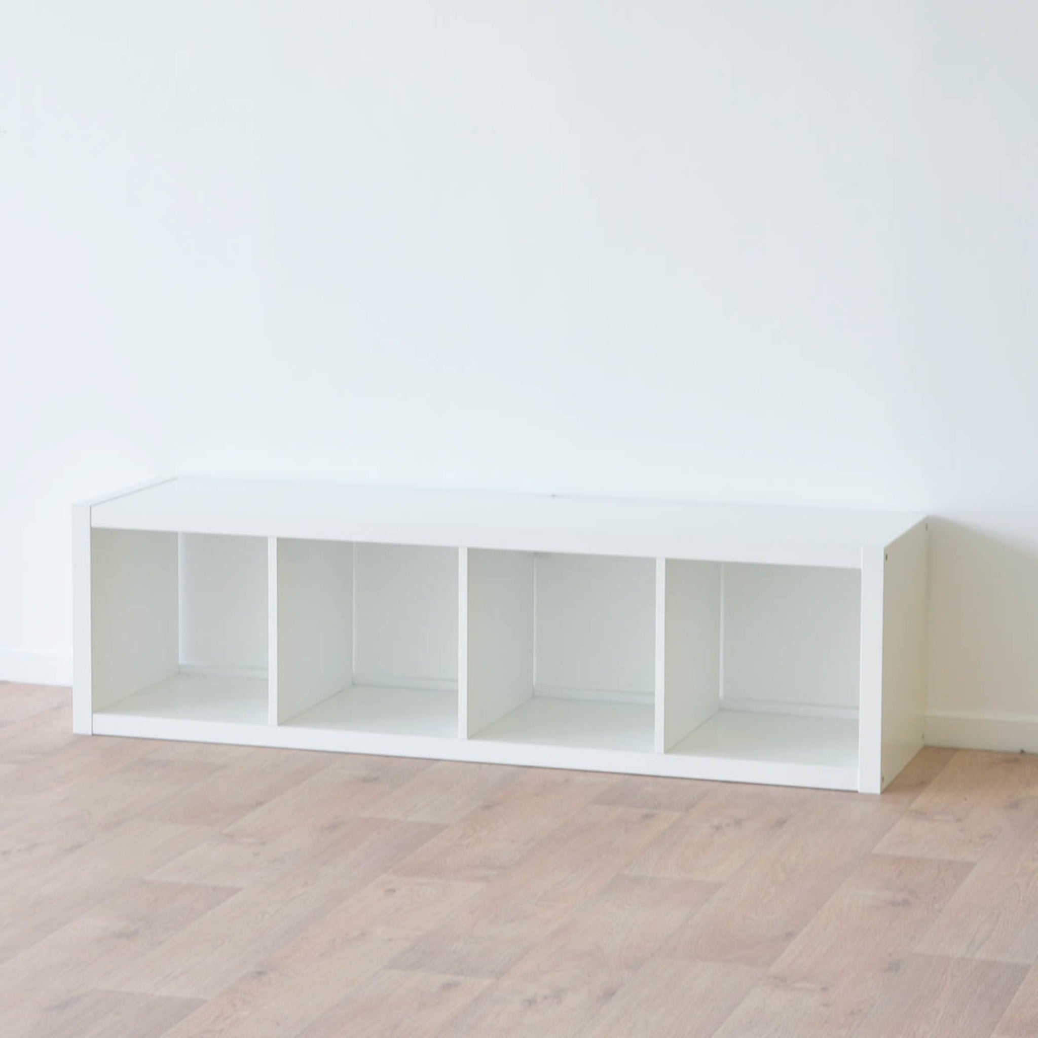 IKEA Kallax 1x4 Shelving Unit, 42x147cm, White (384852692)