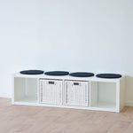 IKEA Kallax 1x4 Shelving Unit, 42x147cm, White (384852692)