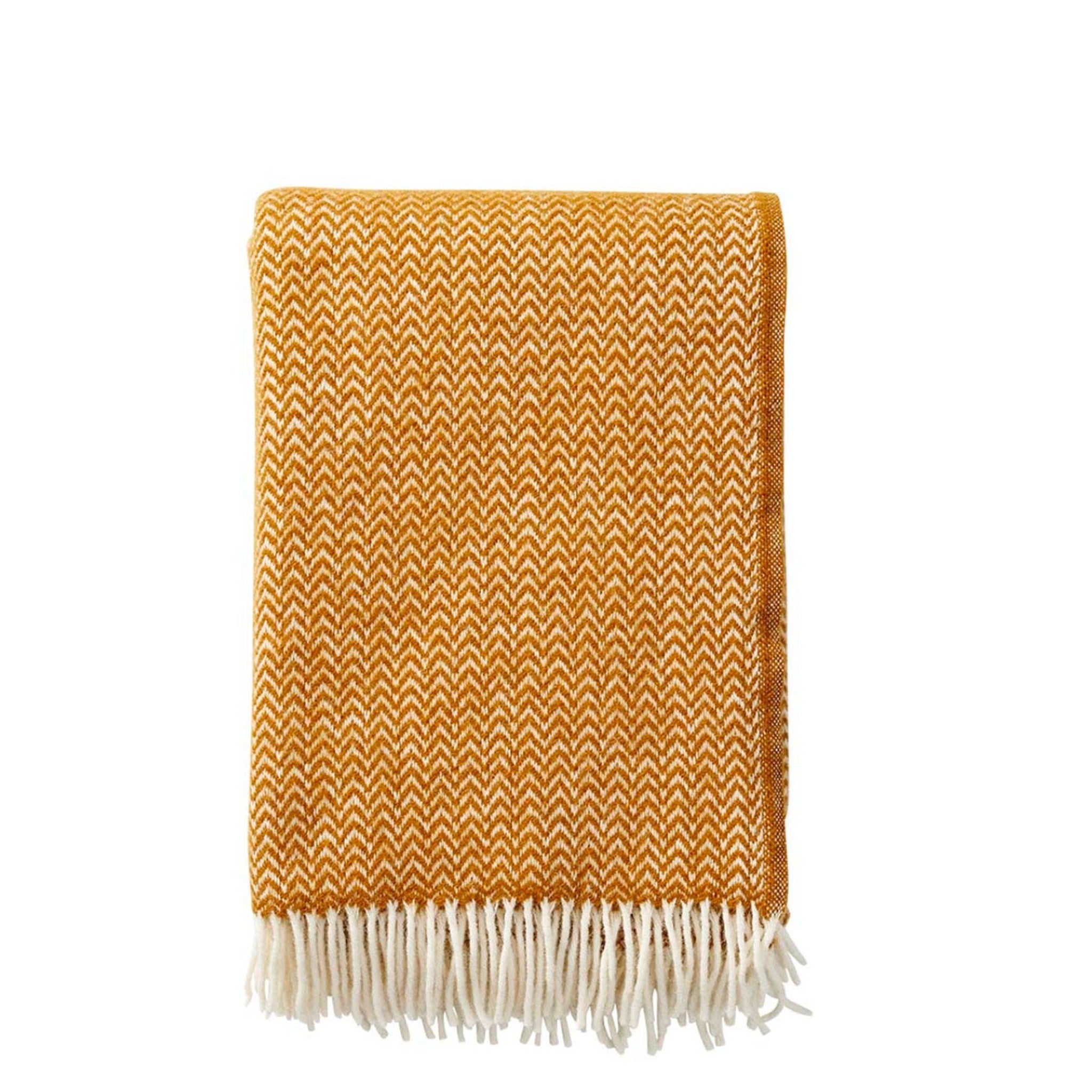 KLIPPAN Chevron Wool Throw, 130x200cm (1534179901505)
