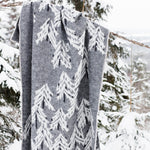 Spruce Kuusi Wool Blanket 130x200cm, Grey-White (4429661831233)