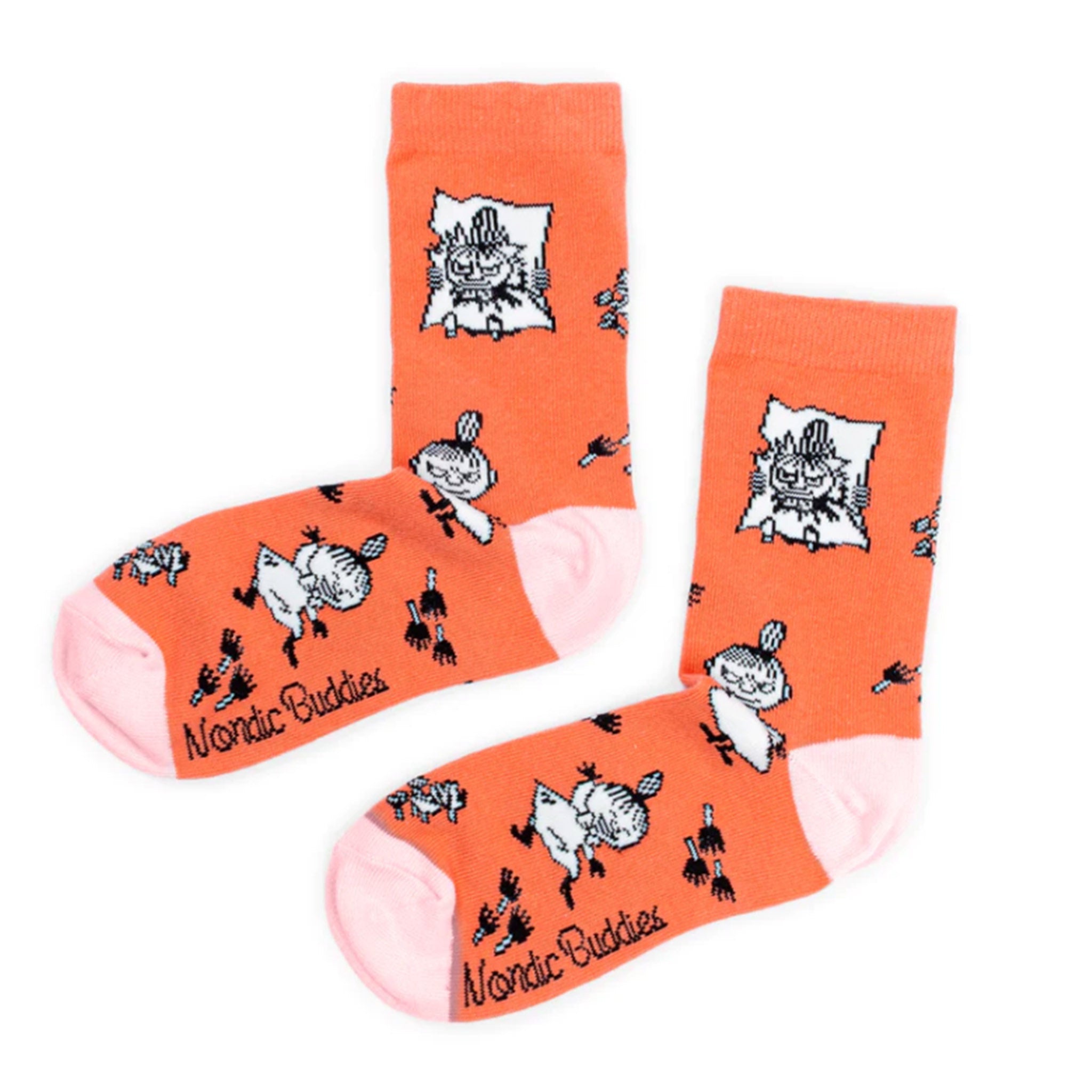 Little My Happiness Womens Socks, Red (8334041645343)