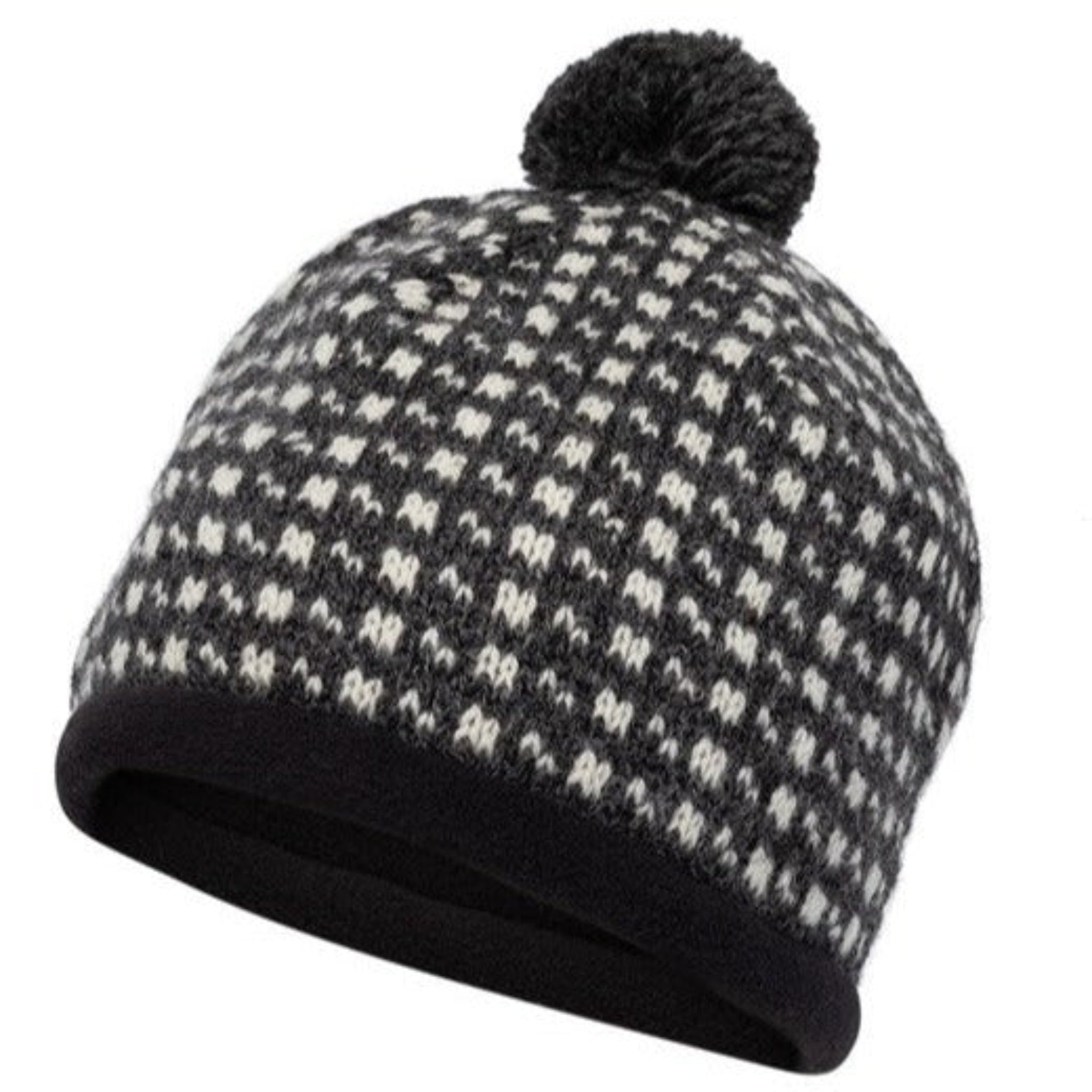NORWOOL Icelandic 100% Wool Beanie, Charcoal (6811609595969)
