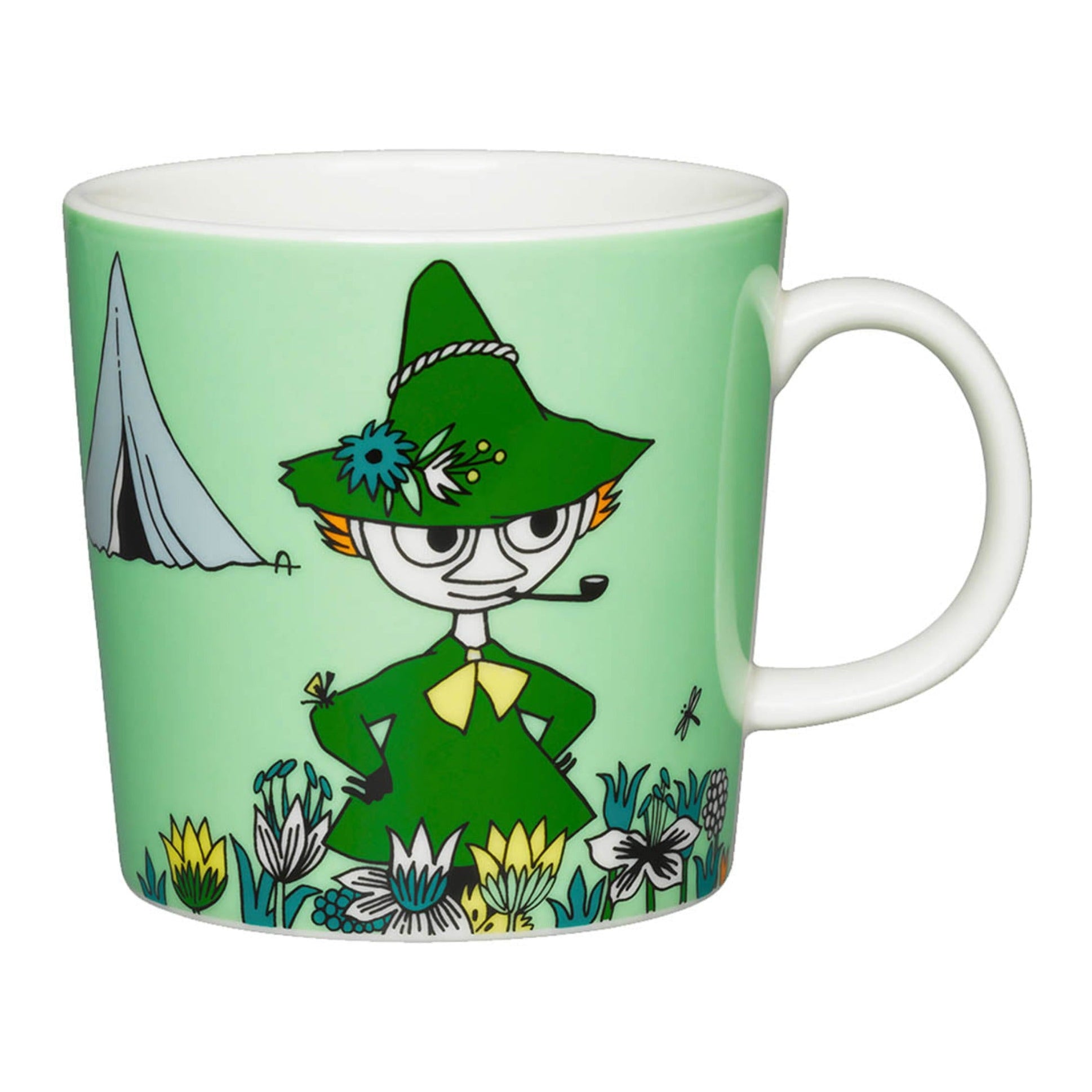 Moomin Mug by Arabia, Snufkin (4308174078017)