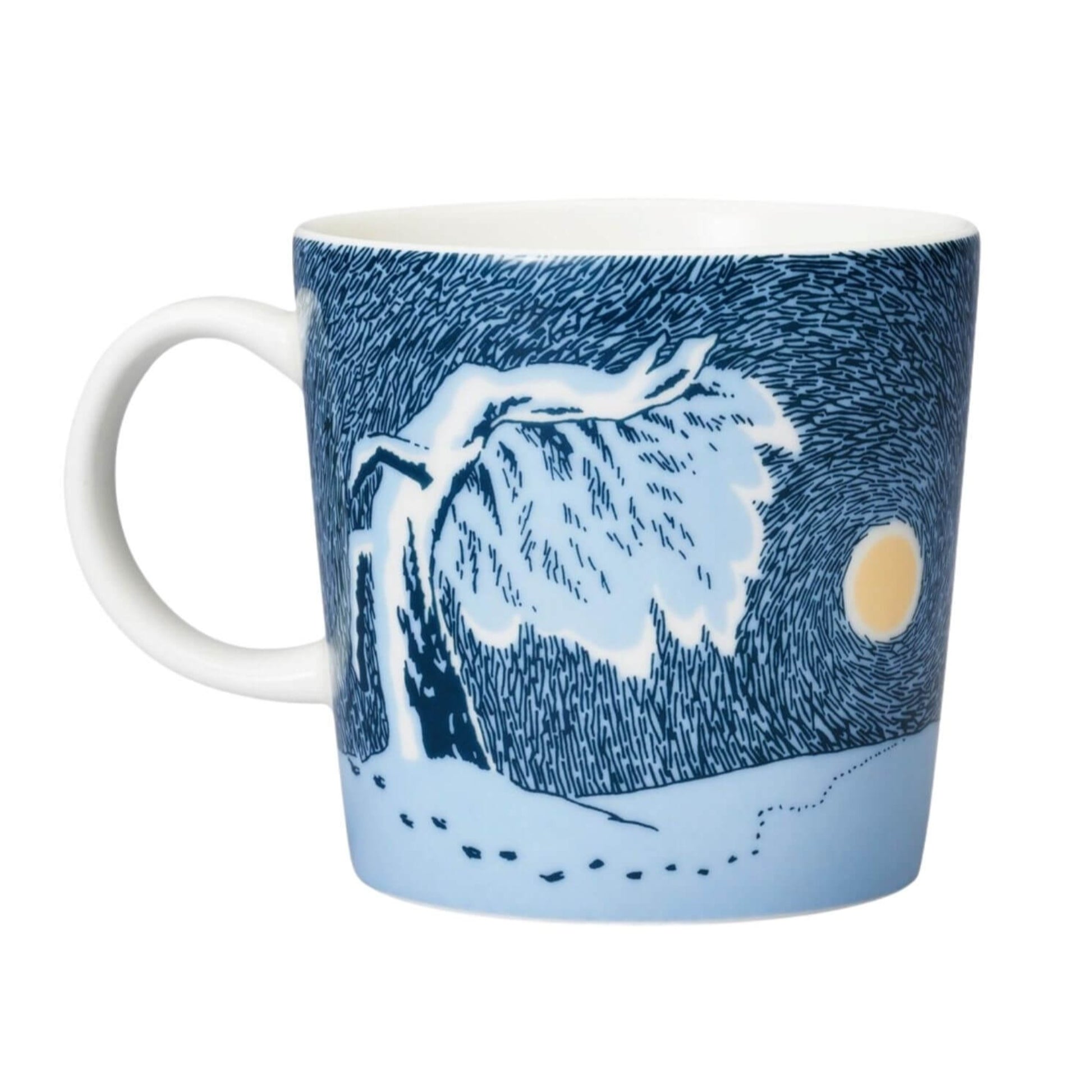 Moomin Mug by Arabia, Snow Moonlight, LIMITED EDITION WINTER 2021 (6751156469825)