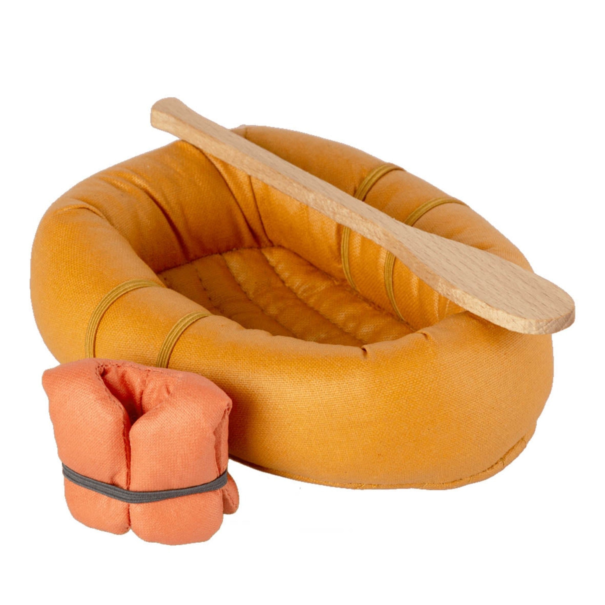 MAILEG Rubber Boat for Mouse, Dusty Yellow (6589484695617)