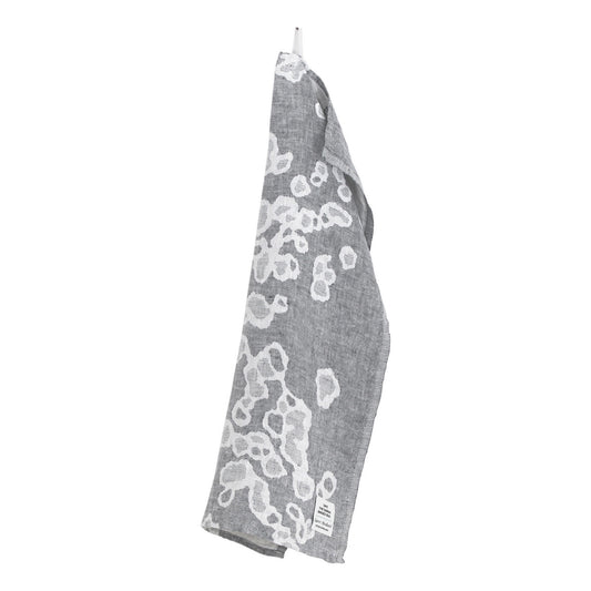 Saimaannorppa The Ringed Seal Tea Towel 46x70cm, Grey-White (8709498306847)