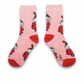 Little My Happiness Womens Socks, Pink (6633145139265)