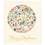 100% Biodegradable Dishcloth,  Christmas Decoration (6633889169473)