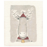 100% Biodegradable Dishcloth, Christmas Reindeer (6635255398465)