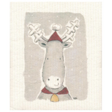 100% Biodegradable Dishcloth, Christmas Reindeer (6635255398465)