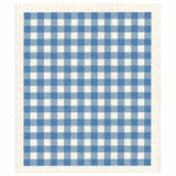 100% Biodegradable Dishcloth, Gingham Blue (6733831864385)