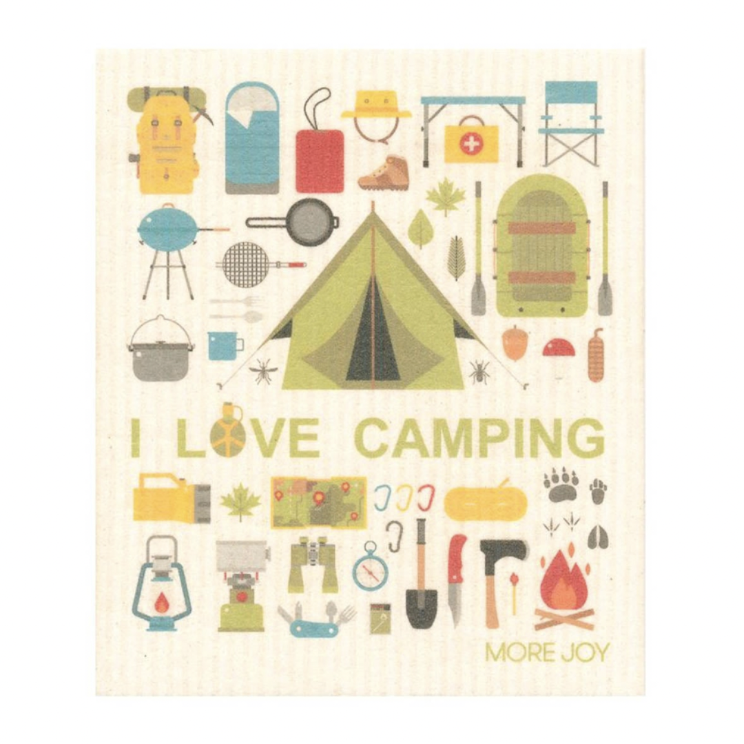 100% Biodegradable Dishcloth, Camping (6733866893377)